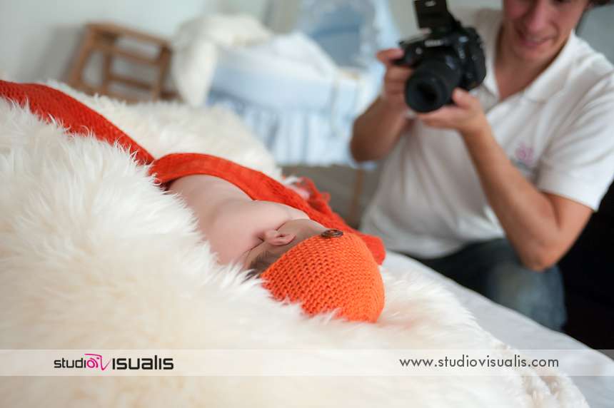 Set Cuscino Foglia Per Servizio Fotografico Neonati – Morbido Tappeto In Cotone Per Cameretta E Studio