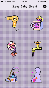 Screenshot applicazione Sleep Baby Sleep!